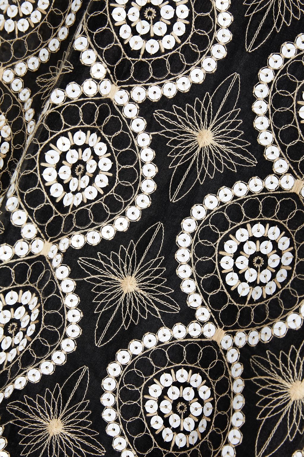 TORY BURCH Embellished organza kaftan