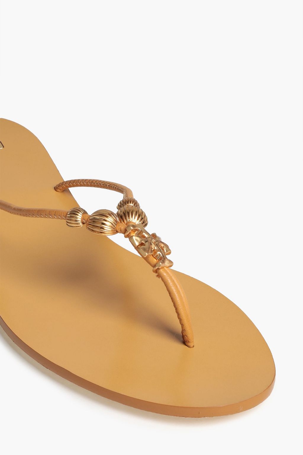 TORY BURCH Capri Sandalen aus Leder mit Verzierung