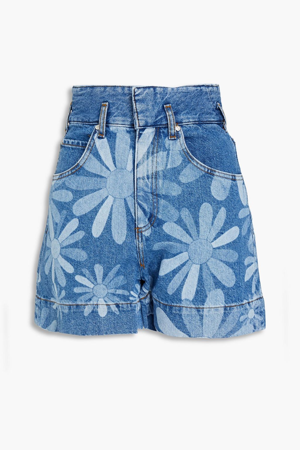 Mid denim Isaac floral-print denim 