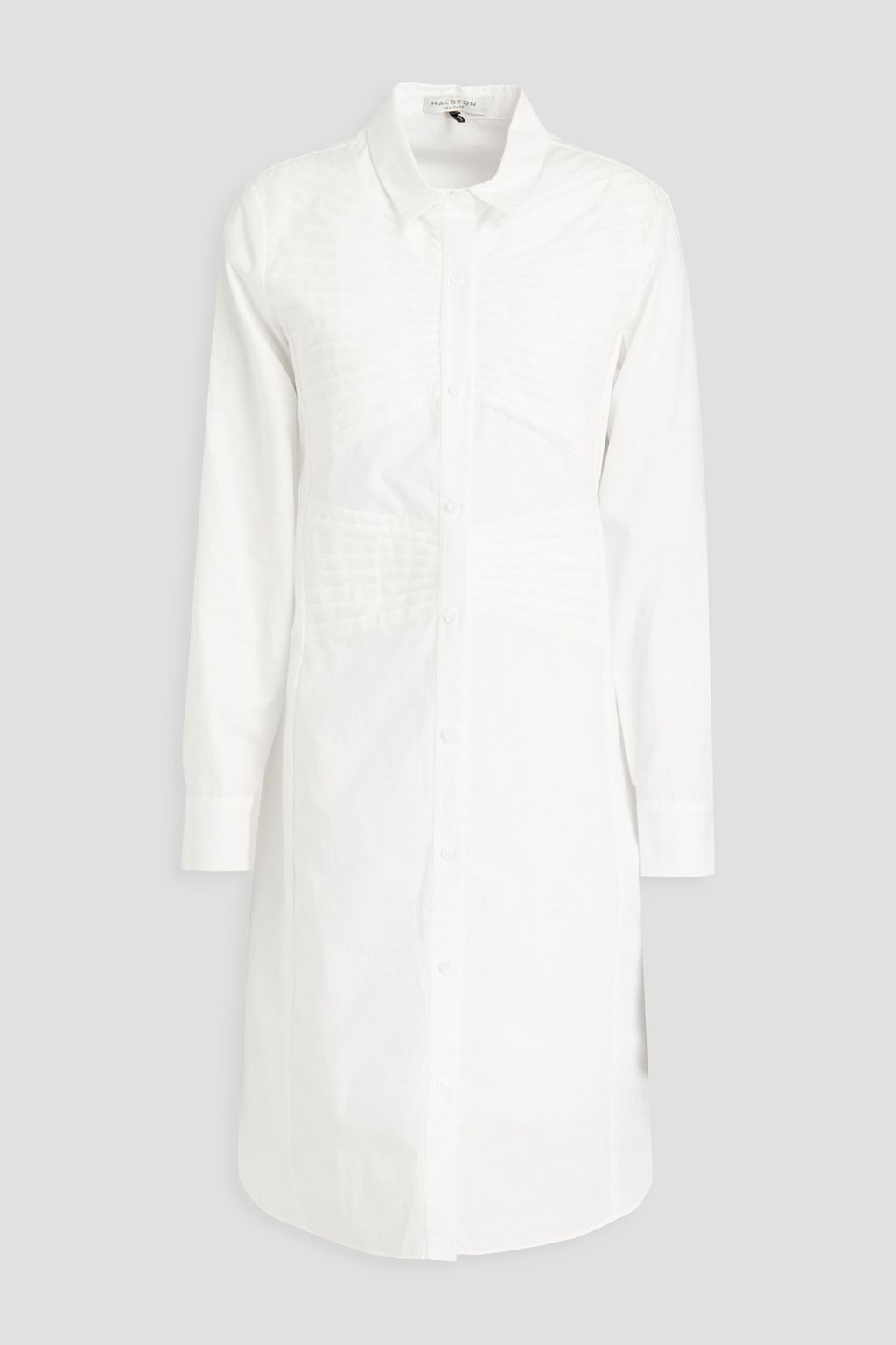 Halston deals shirt dress