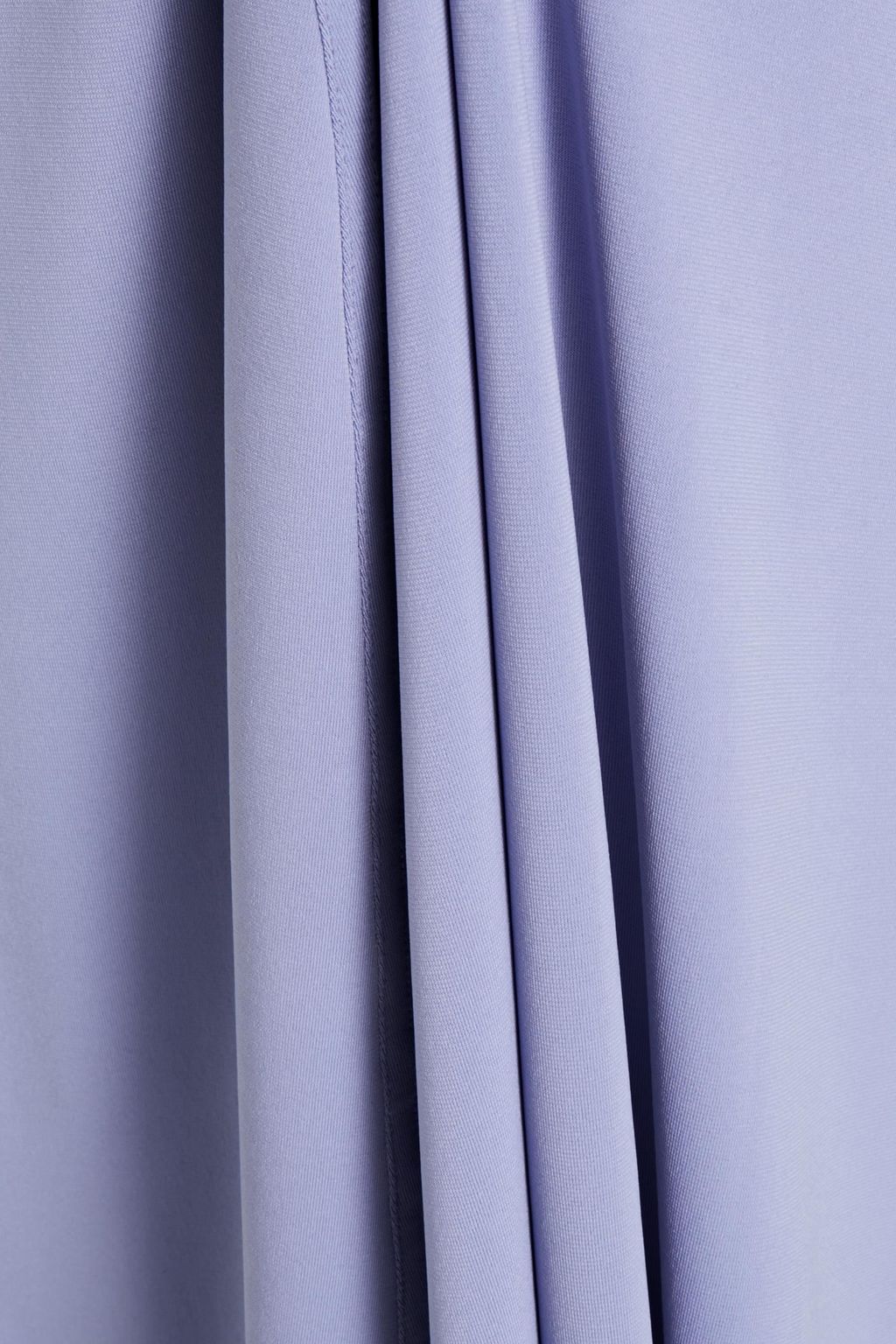 HALSTON Lyla wrap-effect jersey midi dress