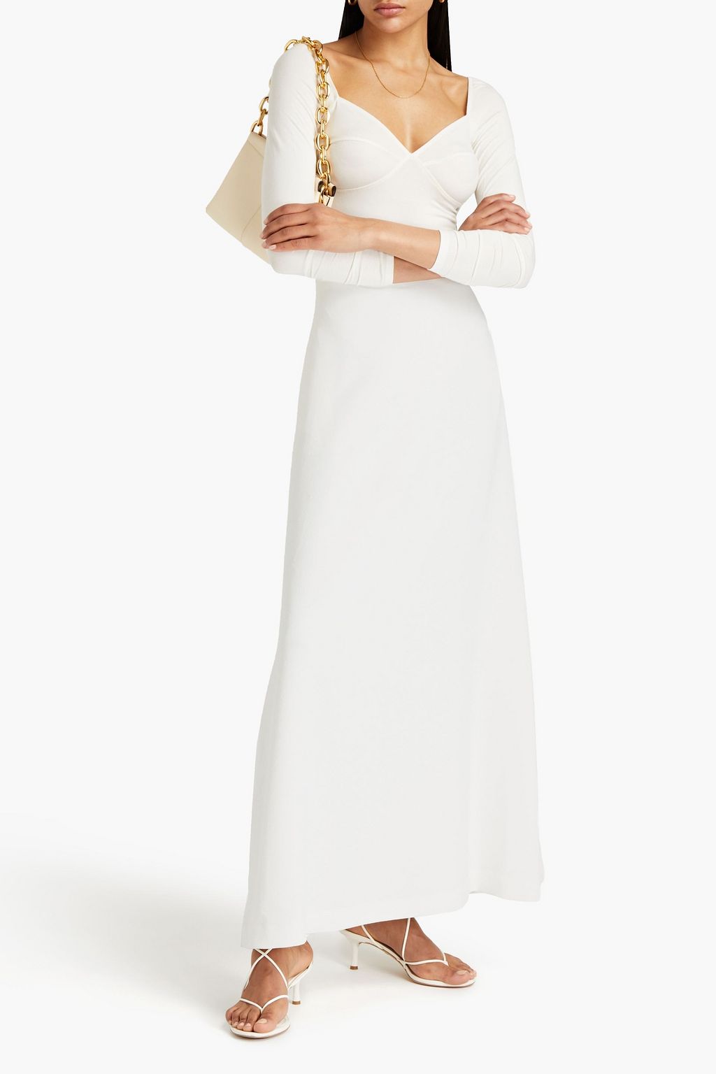 SEMSEM Naya crepe maxi skirt