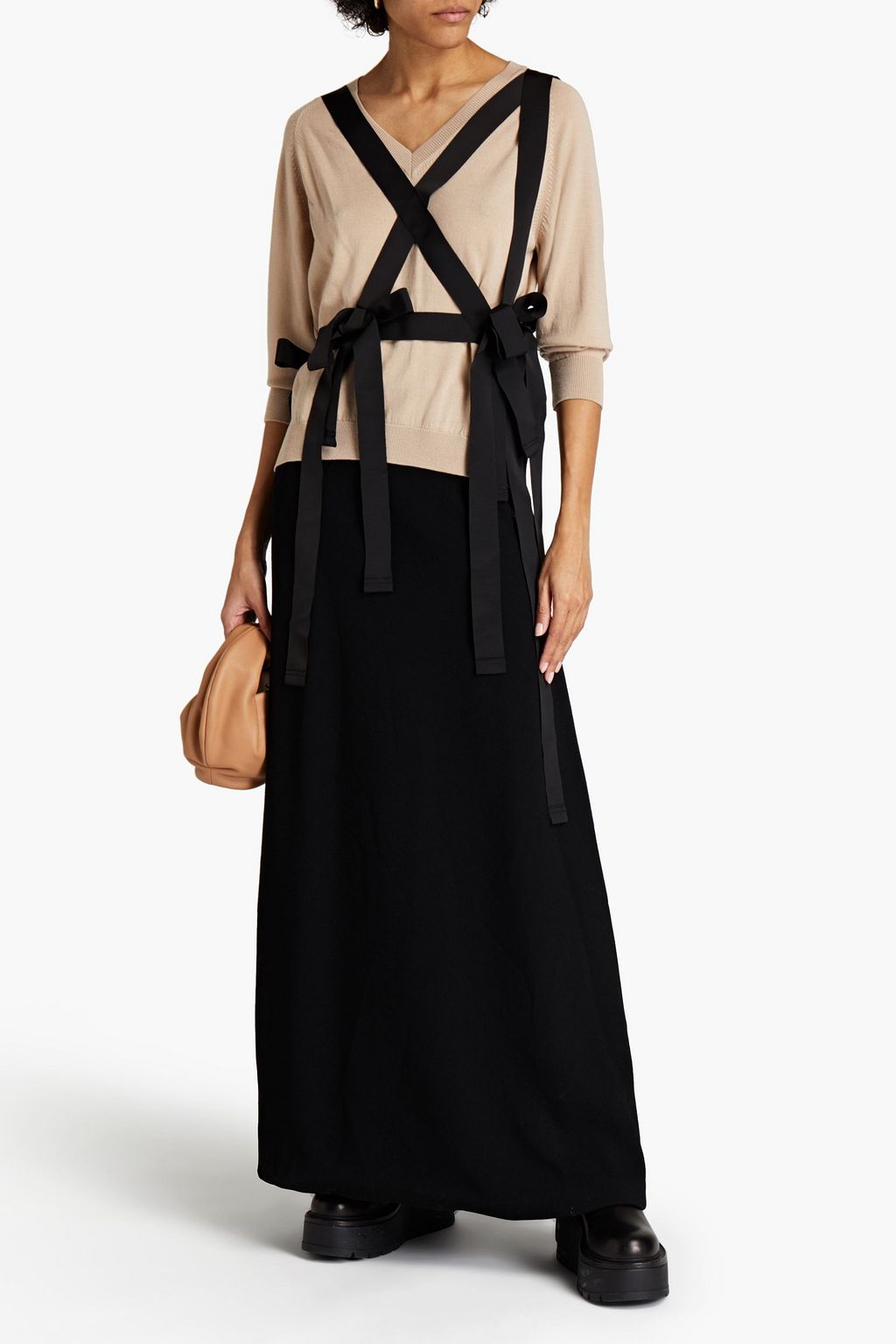 SEMSEM Naya crepe maxi skirt