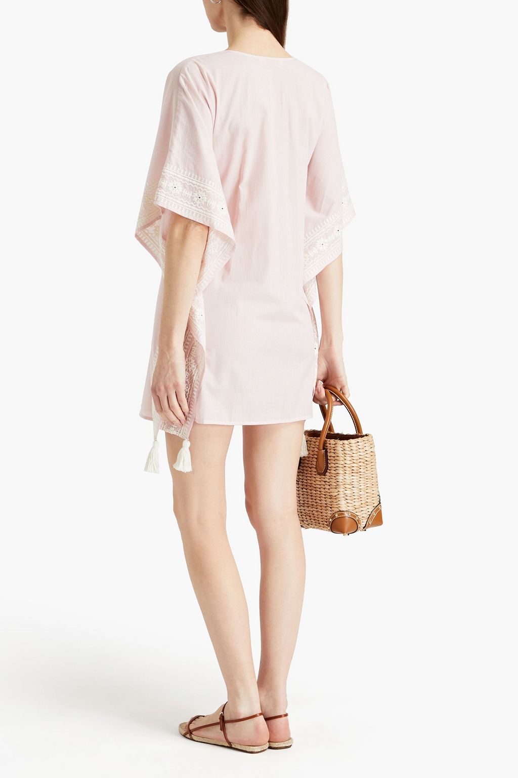 TORY BURCH Ravena striped cotton kaftan
