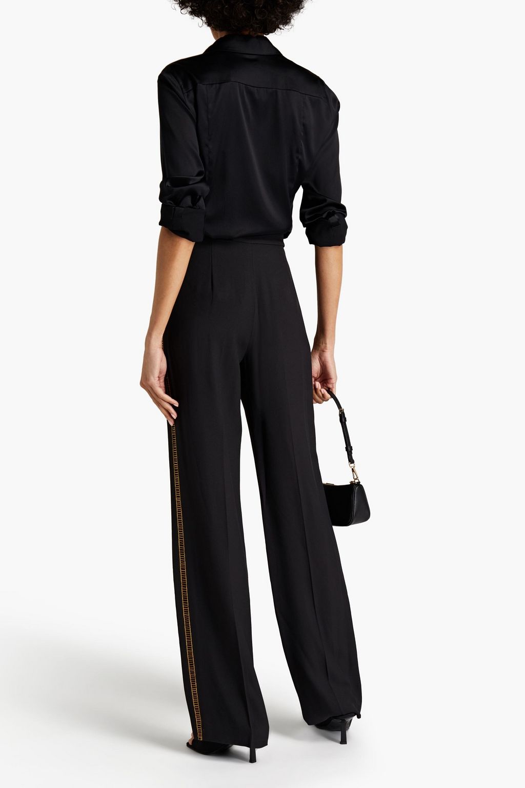SEMSEM Layla bead-embellished twill wide-leg pants