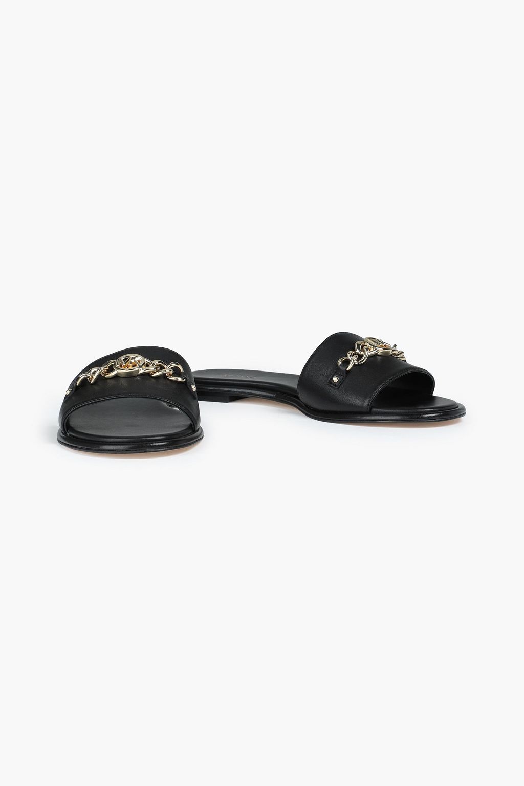 MICHAEL MICHAEL KORS Rina embellished leather slides