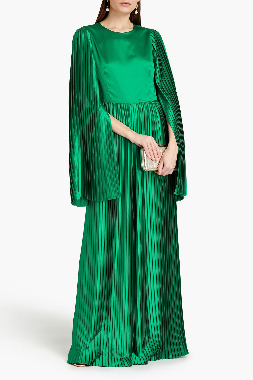 SEMSEM Pleated satin jumpsuit