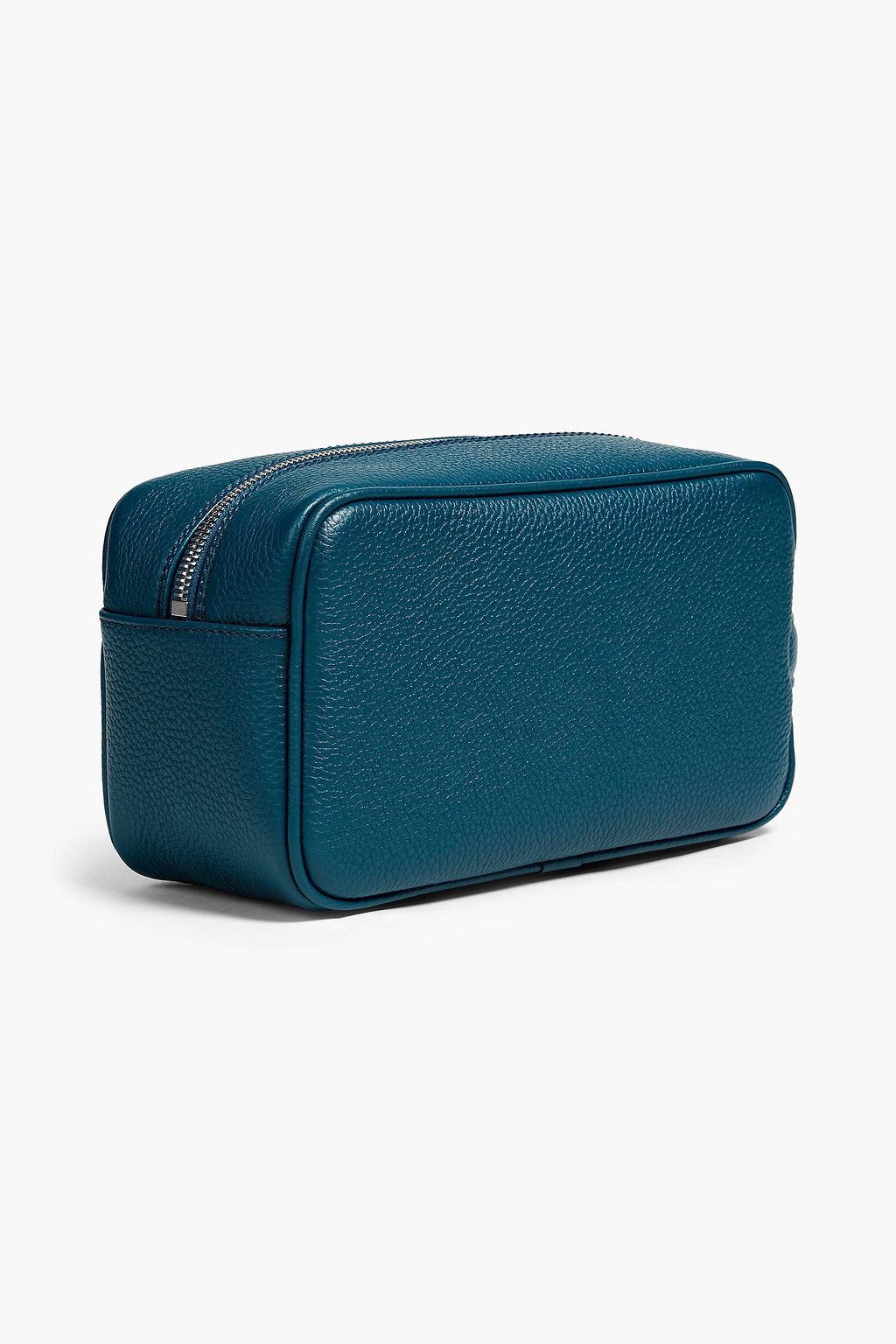 SERAPIAN Pebbled-leather cosmetics case