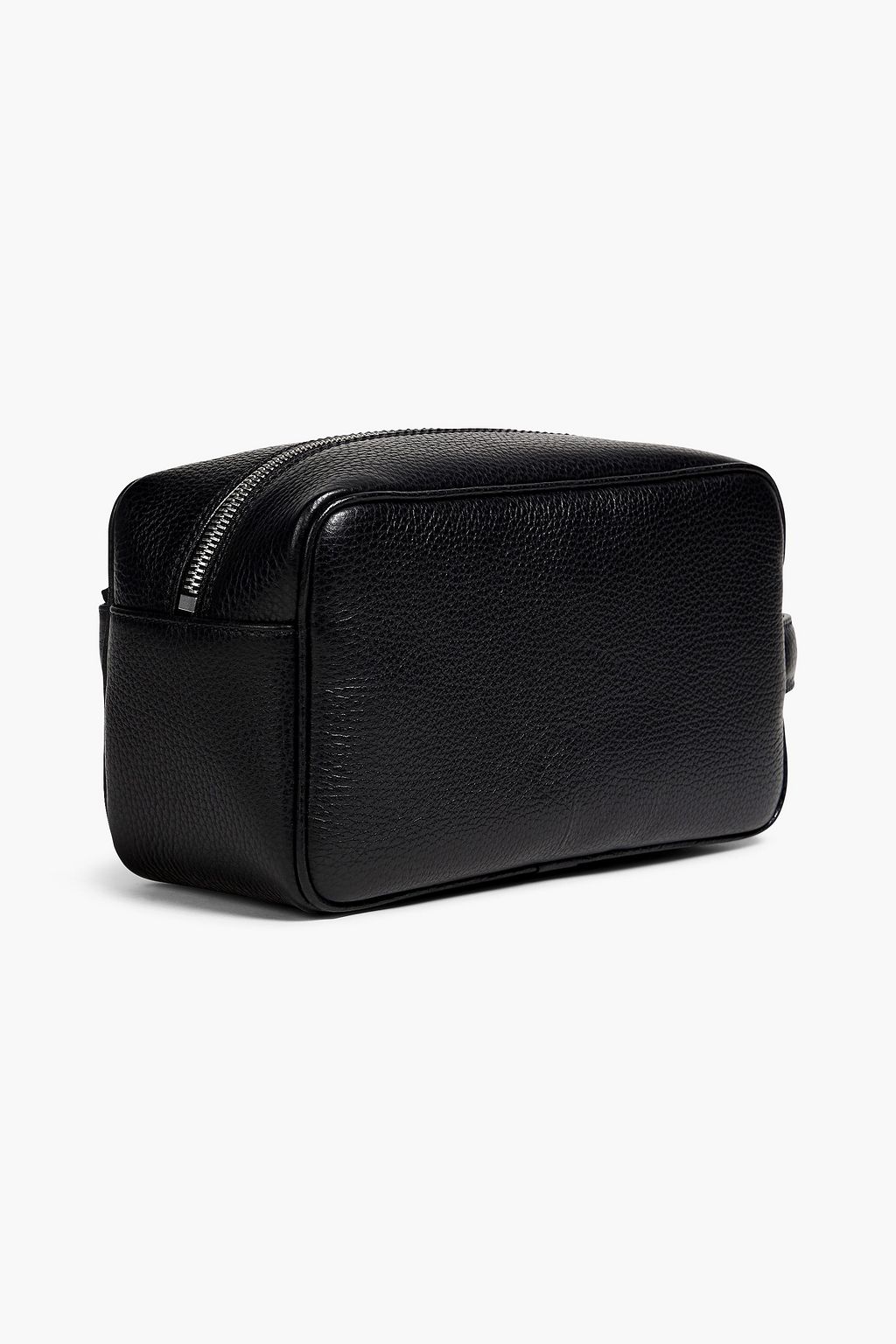 SERAPIAN Pebbled-leather cosmetics case