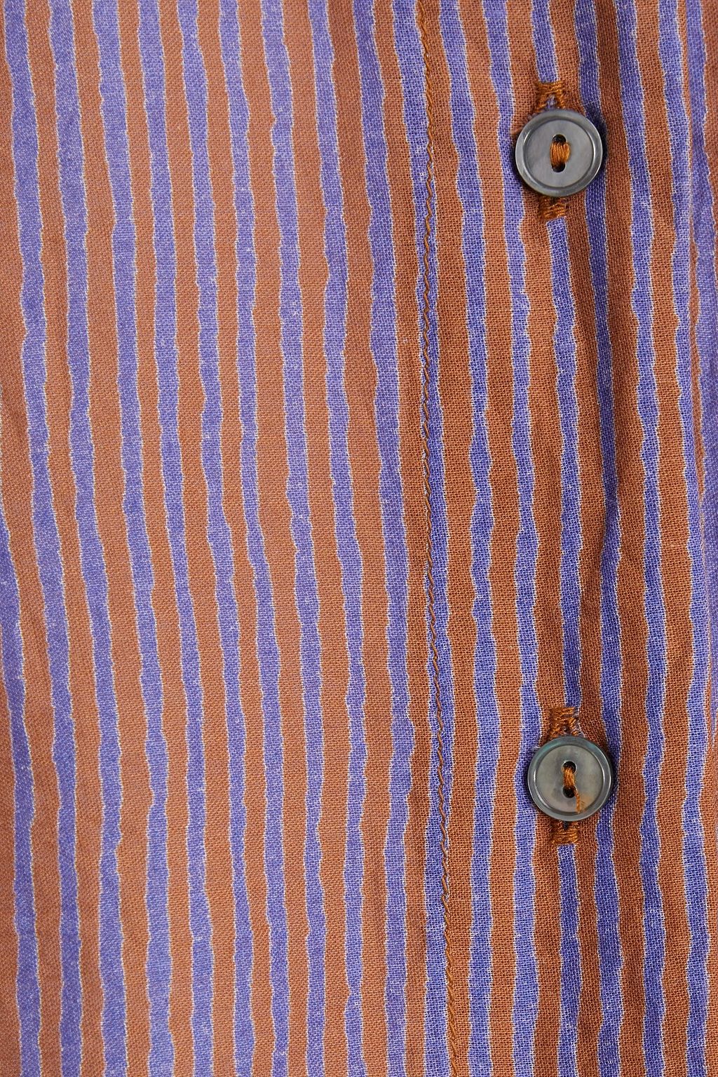 VELVET BY GRAHAM & SPENCER Aleta striped cotton-voile shirt