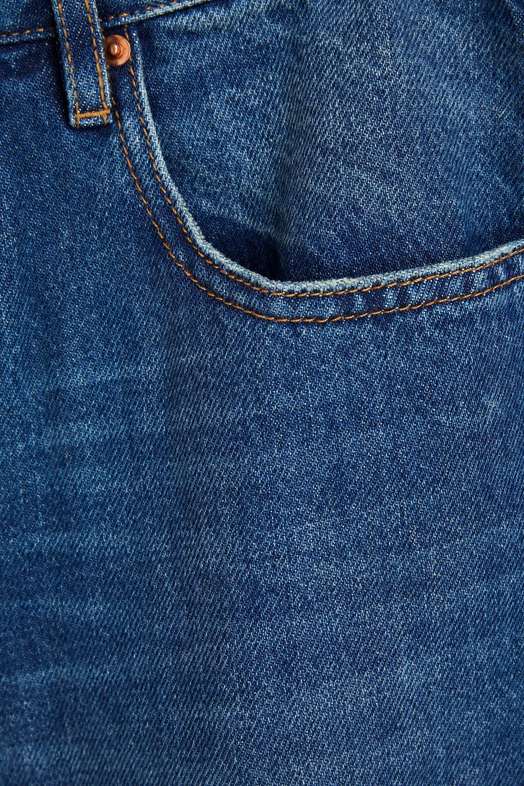 MARANT ÉTOILE Corsy faded high-rise tapered jeans