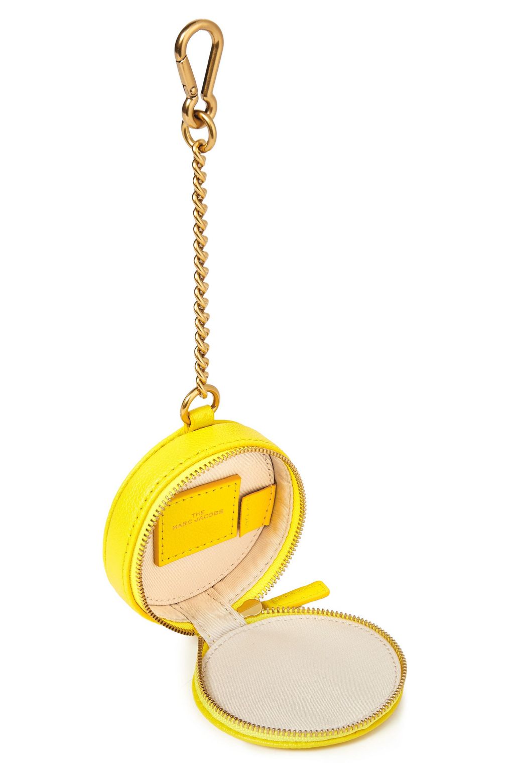 MARC JACOBS Appliquéd textured-leather coin purse