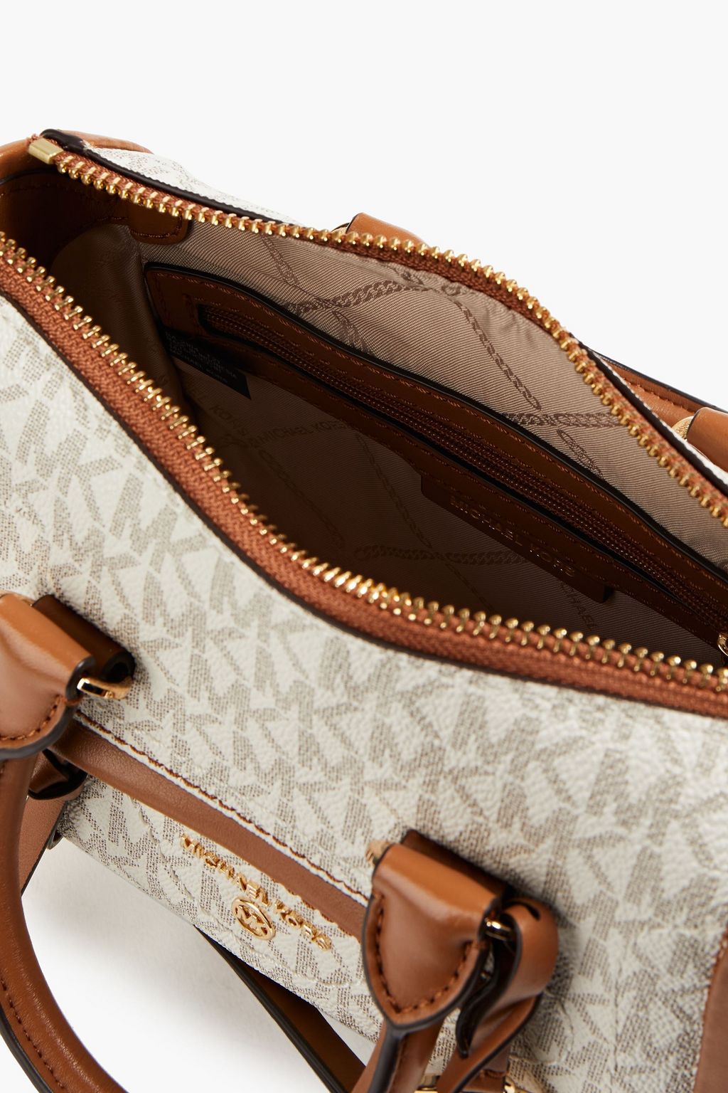 MICHAEL MICHAEL KORS Carine logo-print faux leather tote