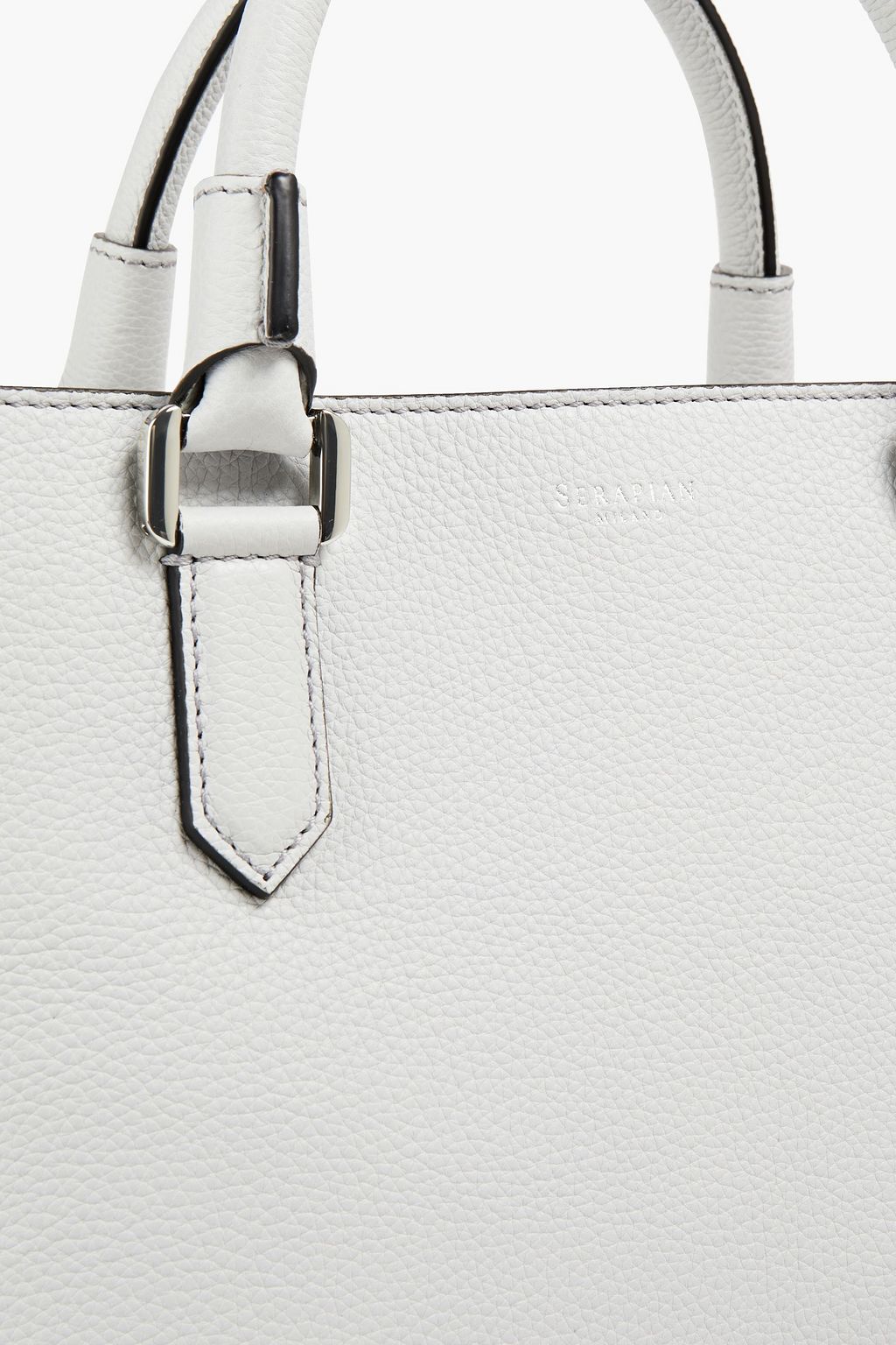 SERAPIAN Lorelei pebbled-leather tote