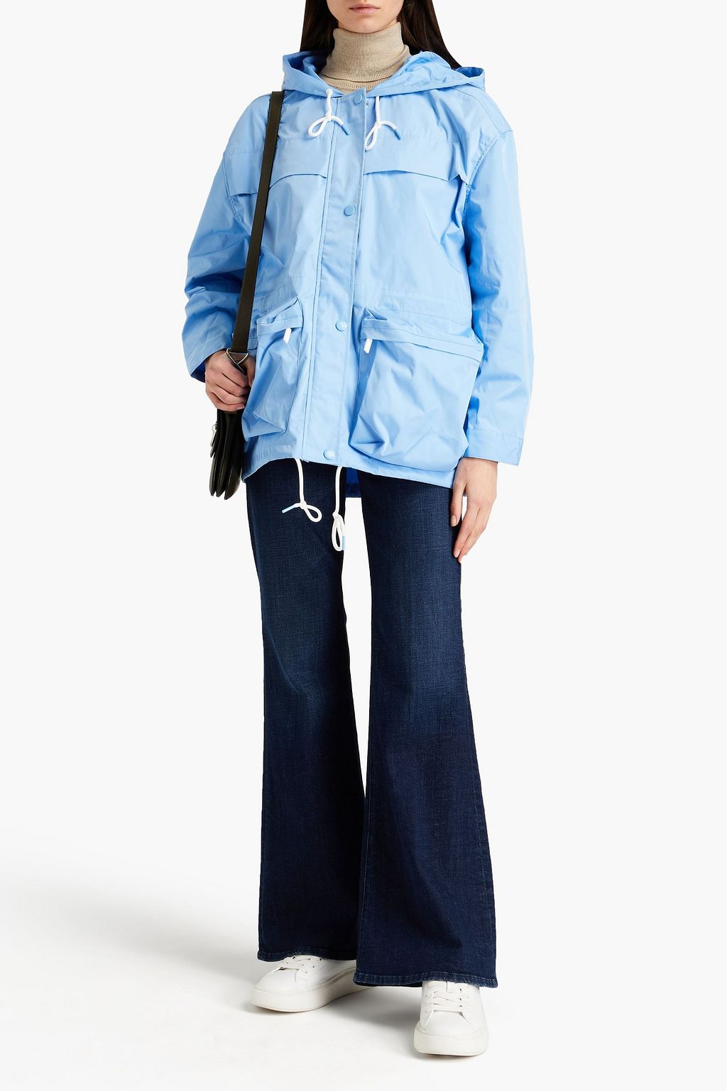 SANDRO Socrate shell hooded jacket