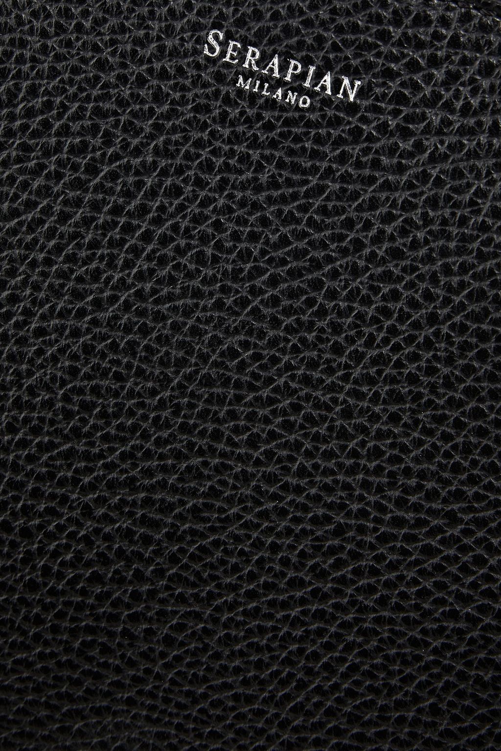SERAPIAN Lorelei pebbled-leather tote