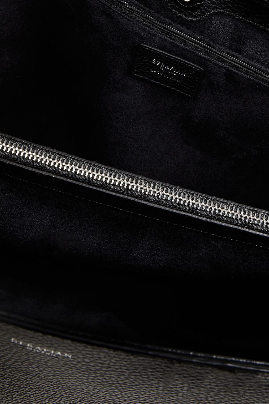 SERAPIAN Lorelei pebbled-leather tote