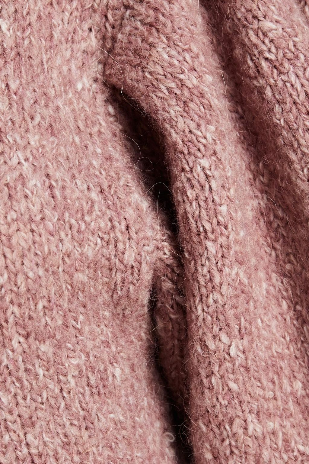 MARANT ÉTOILE Gathered mélange knitted sweater