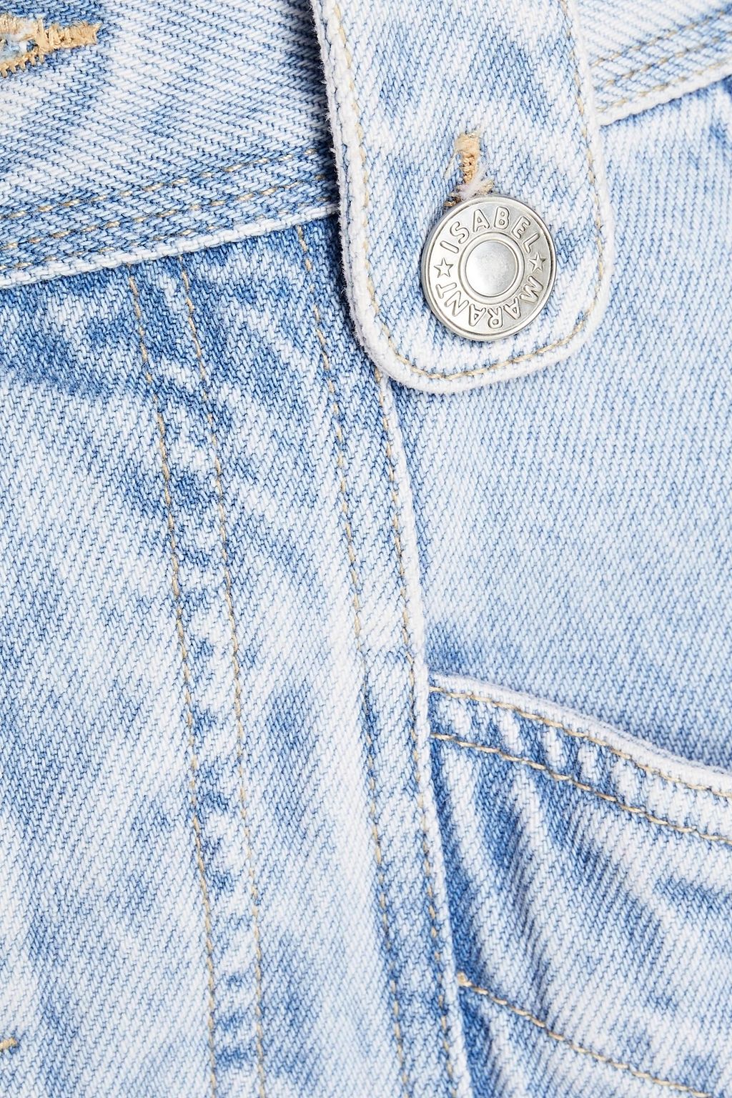 MARANT ÉTOILE Neko faded high-rise tapered jeans