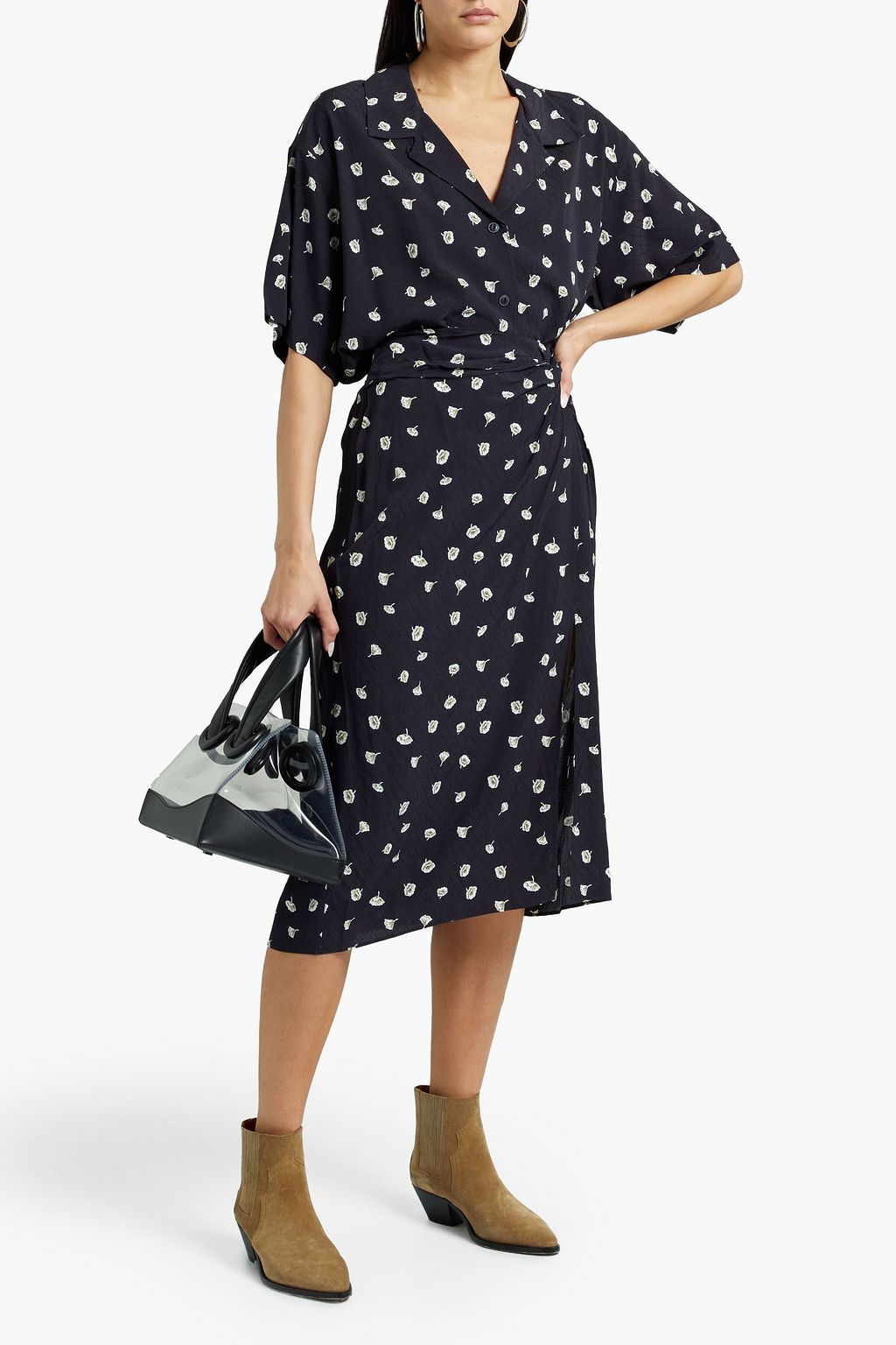 RAG & BONE Reed floral-print jacquard shirt