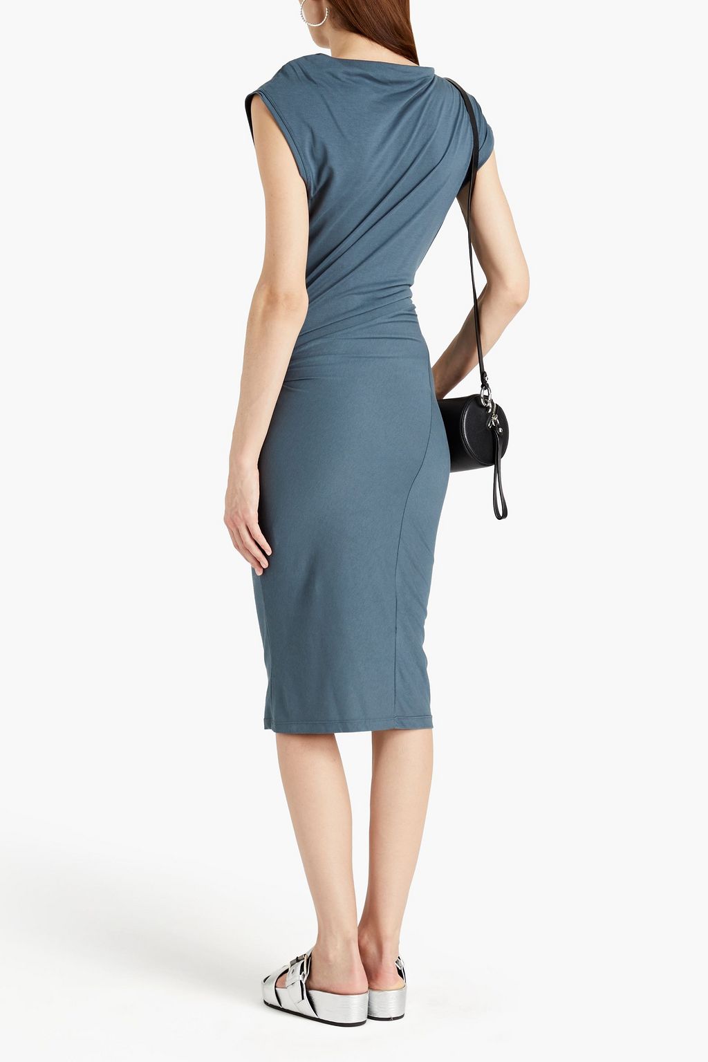 MARANT ÉTOILE Rumba draped jersey midi dress
