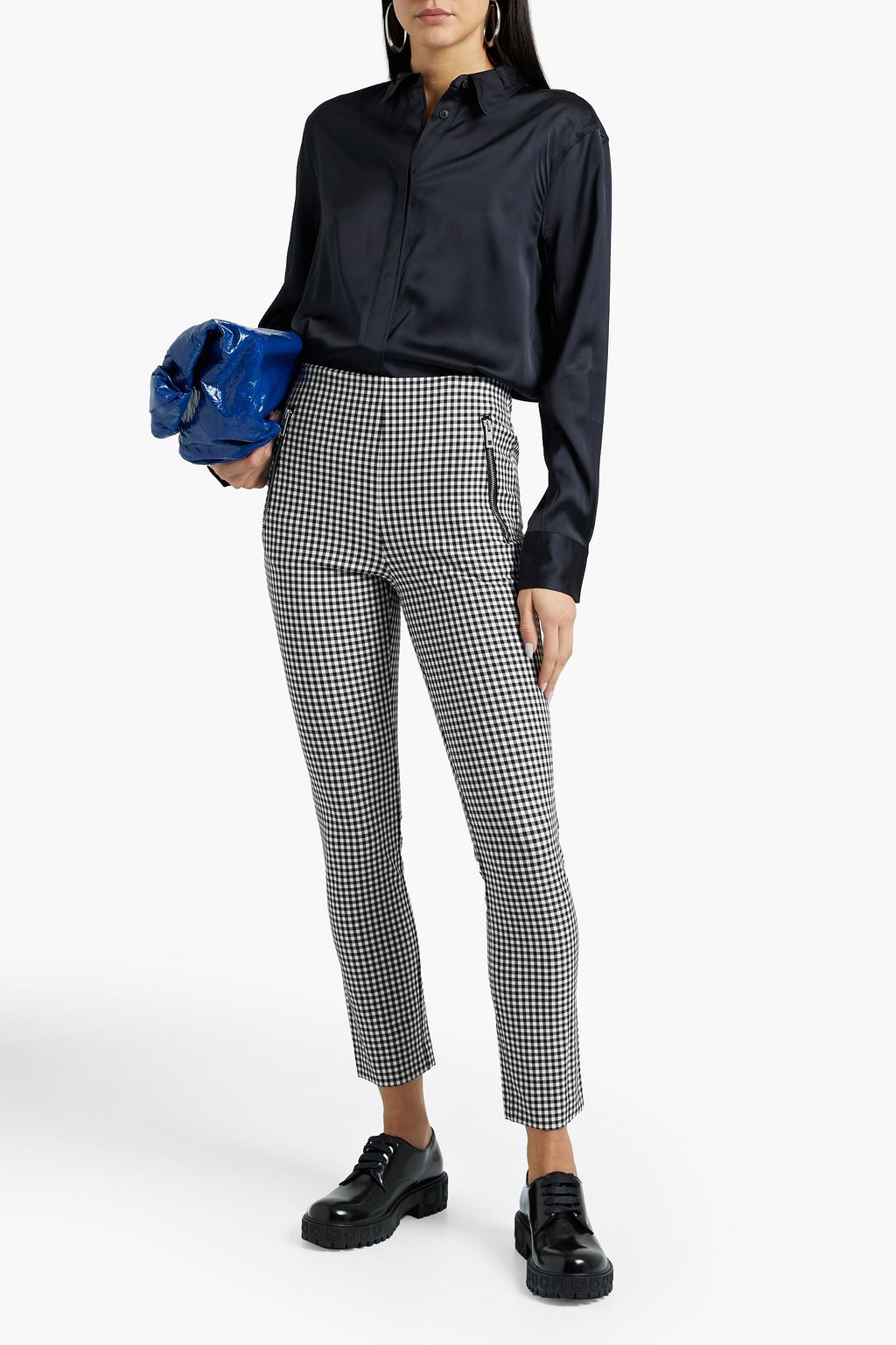 RAG & BONE Anderson stretch-satin shirt