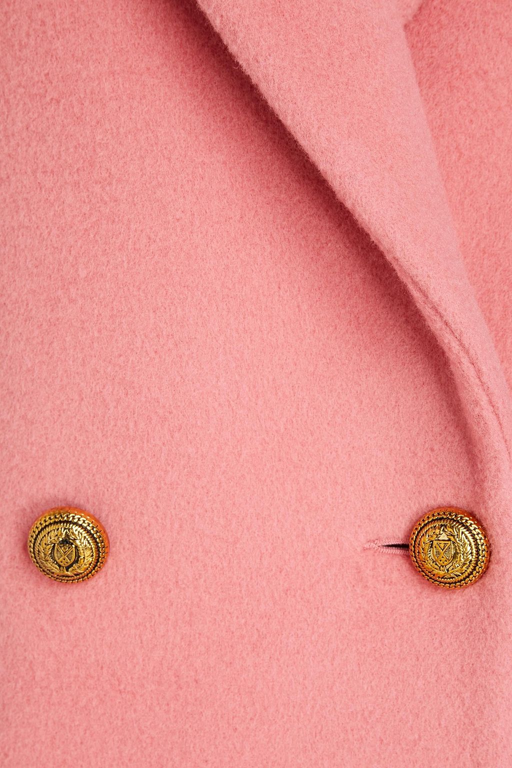 SANDRO Marcus double-breasted wool-blend felt coat