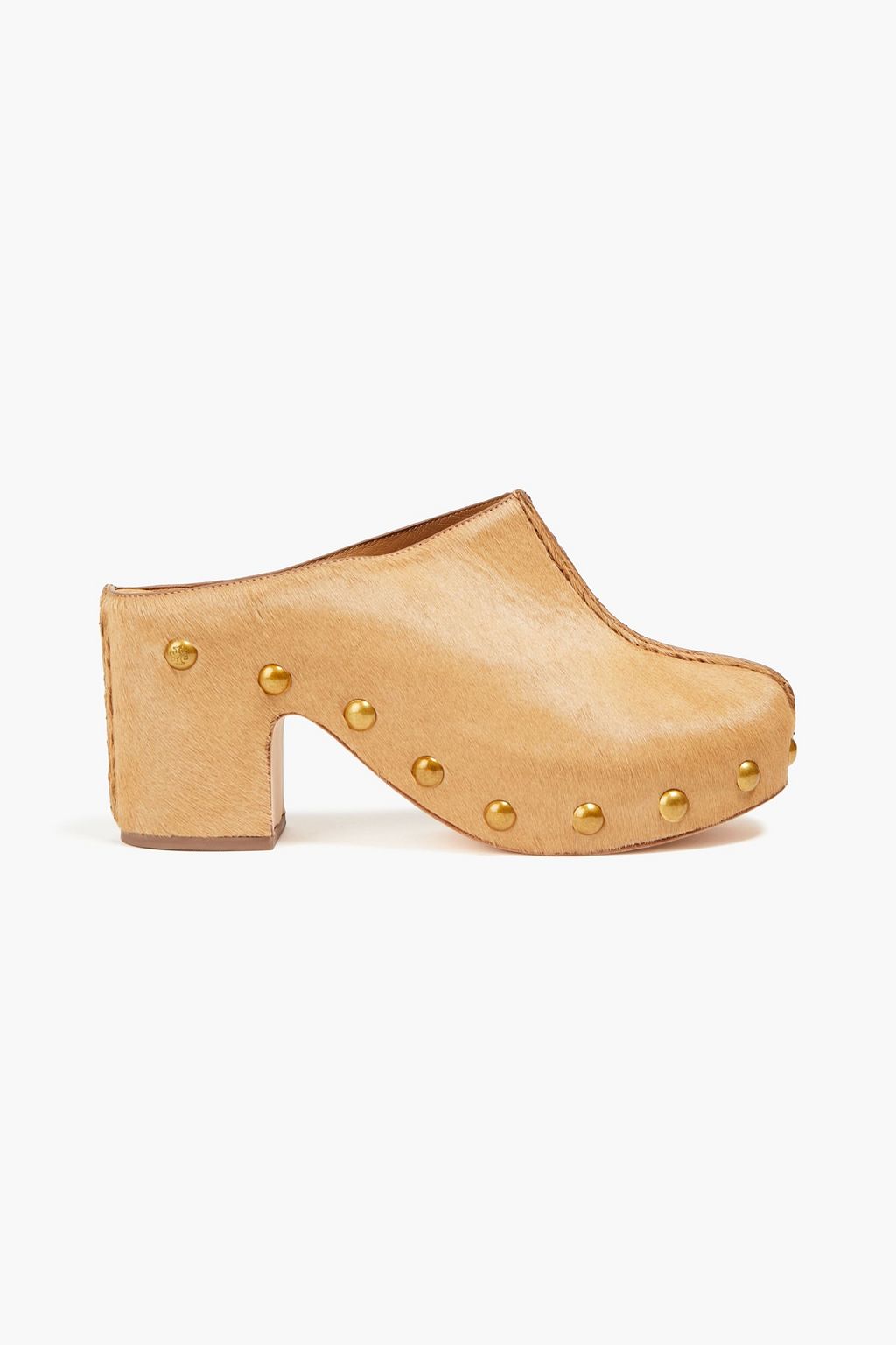 TORY BURCH Blythe studded calf hair mules | Sale up to 70% off | THE OUTNET