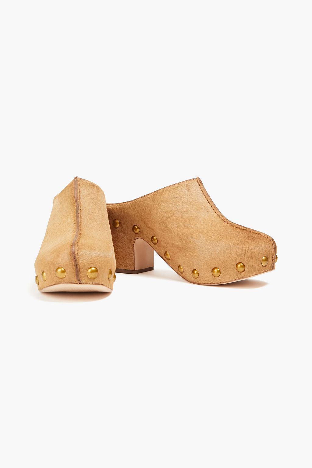 TORY BURCH Blythe studded calf hair mules | Sale up to 70% off | THE OUTNET TORY BURCH Blythe studded calf hair mules | Sale up to 70% off | THE OUTNET