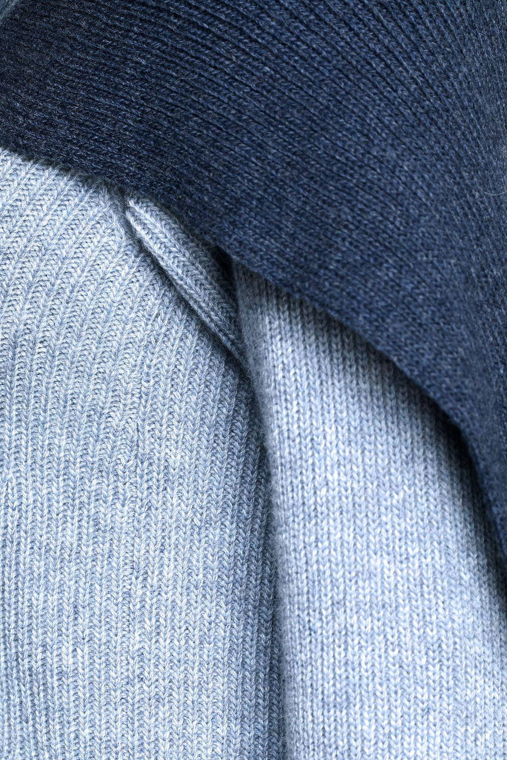 JW ANDERSON Cape-effect ribbed wool sweater