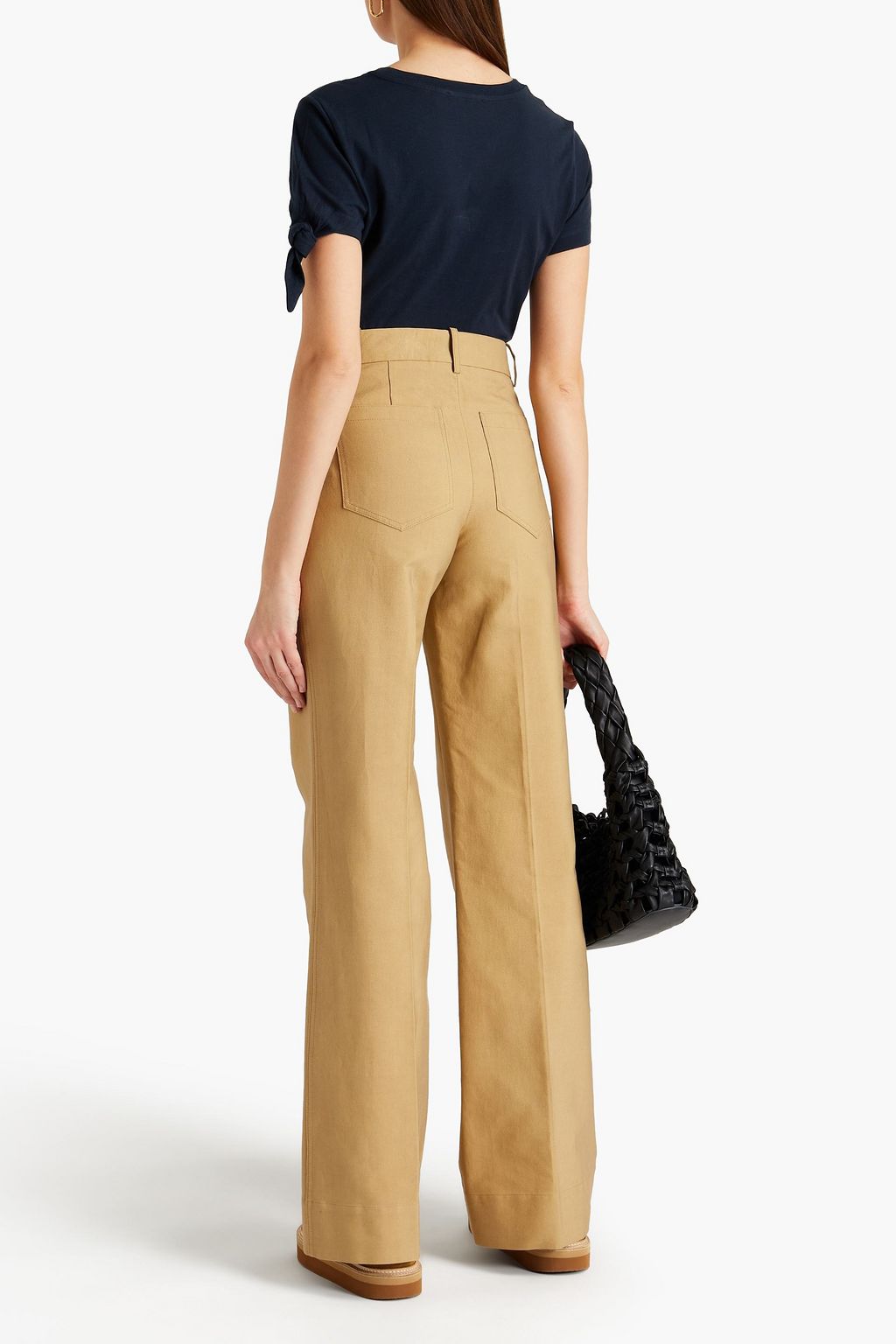 JW ANDERSON Knotted cotton-jersey T-shirt