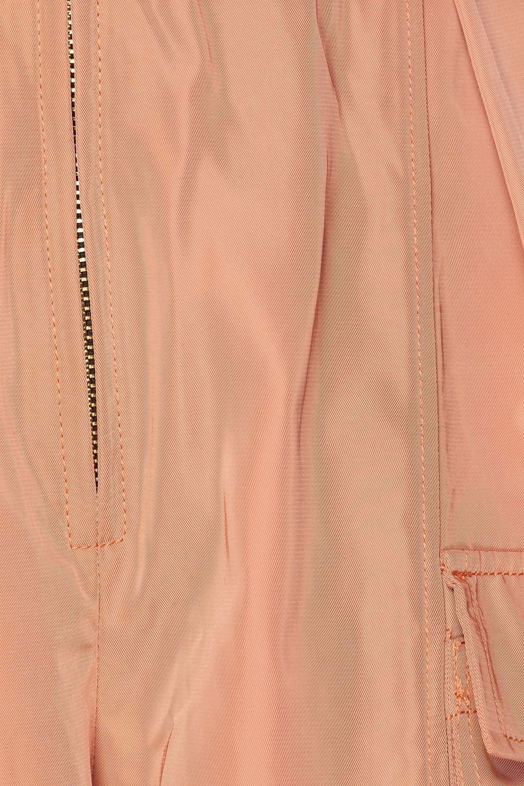 SANDRO Satin-twill track pants