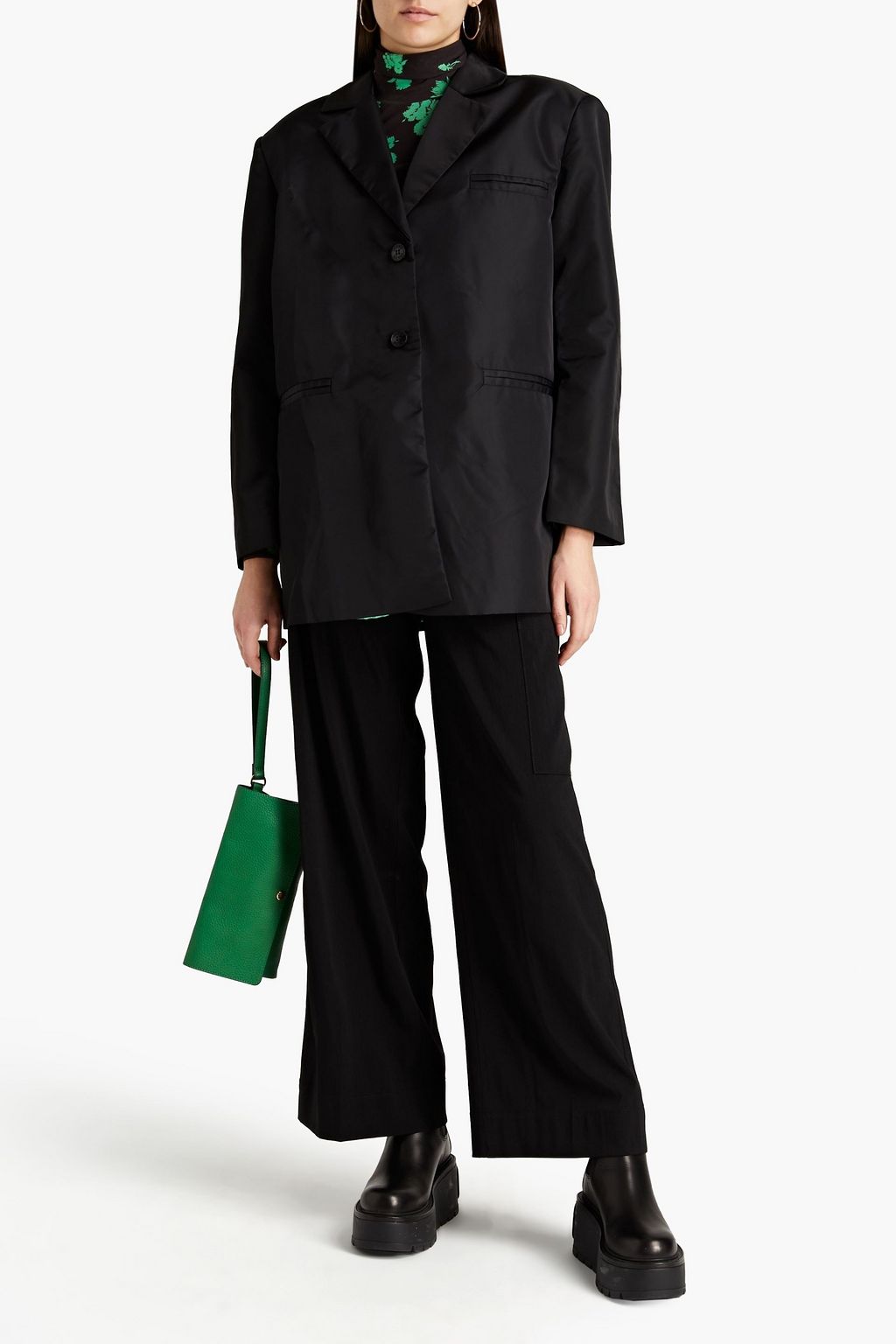 GANNI Shell blazer
