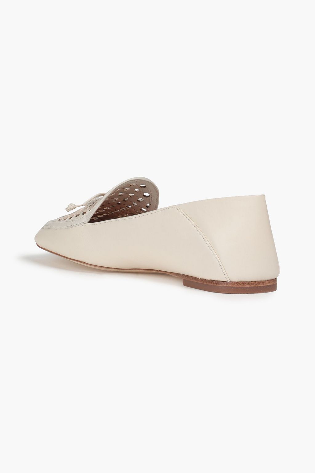 TORY BURCH Tory Charm leather collapsible heel loafers