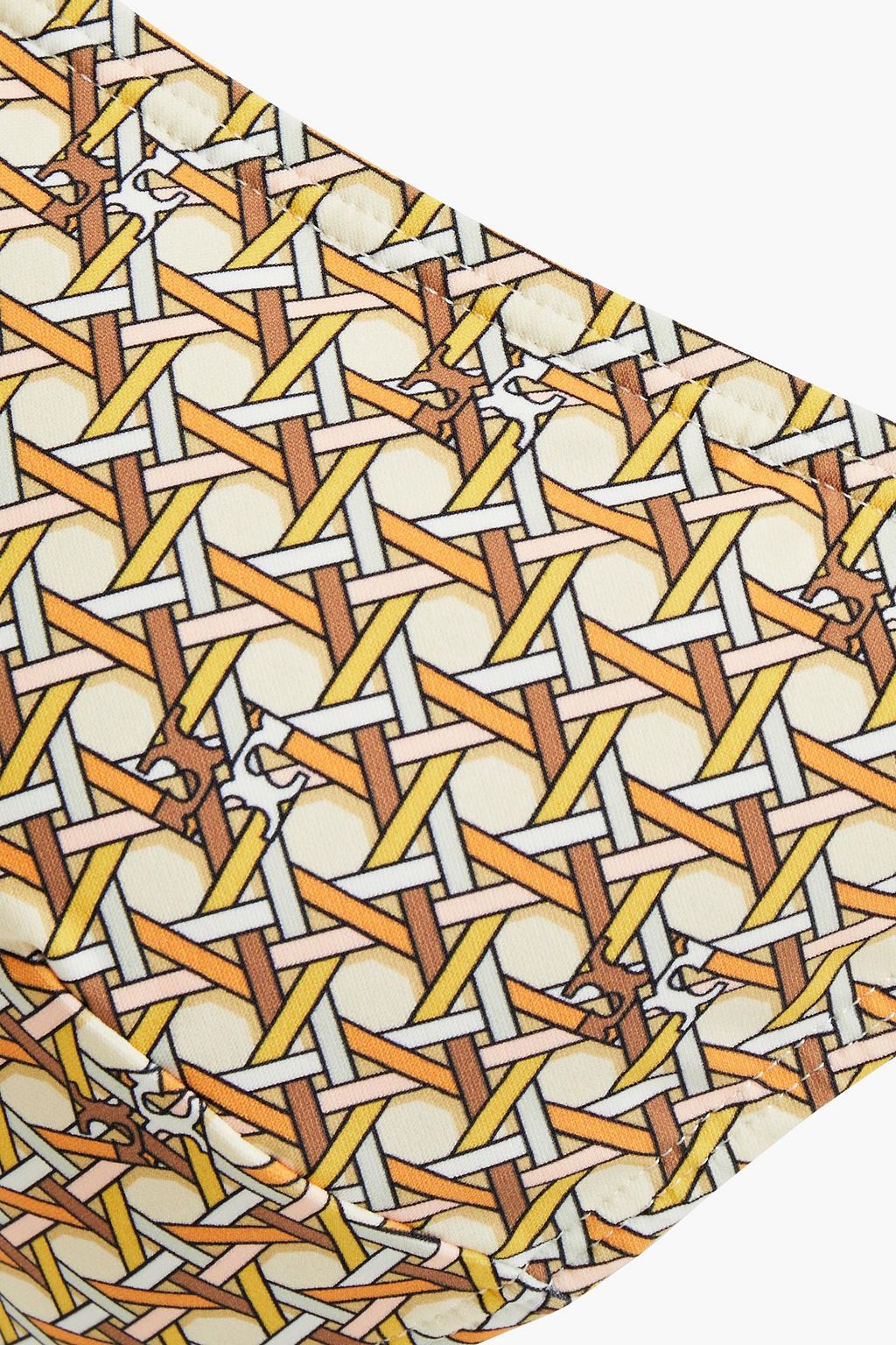 TORY BURCH Printed triangle bikini top
