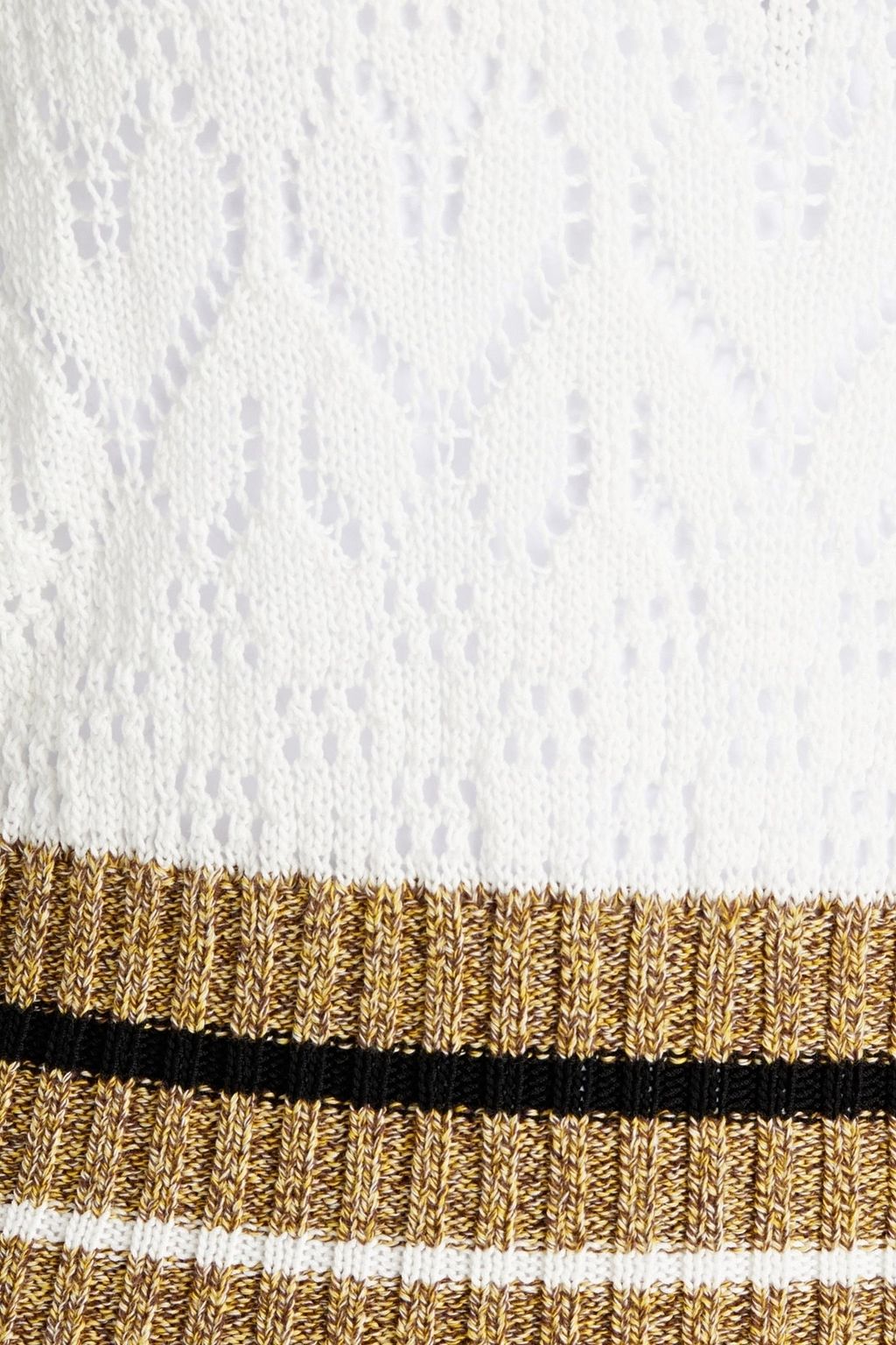 SANDRO Ally crochet-knit cotton tank