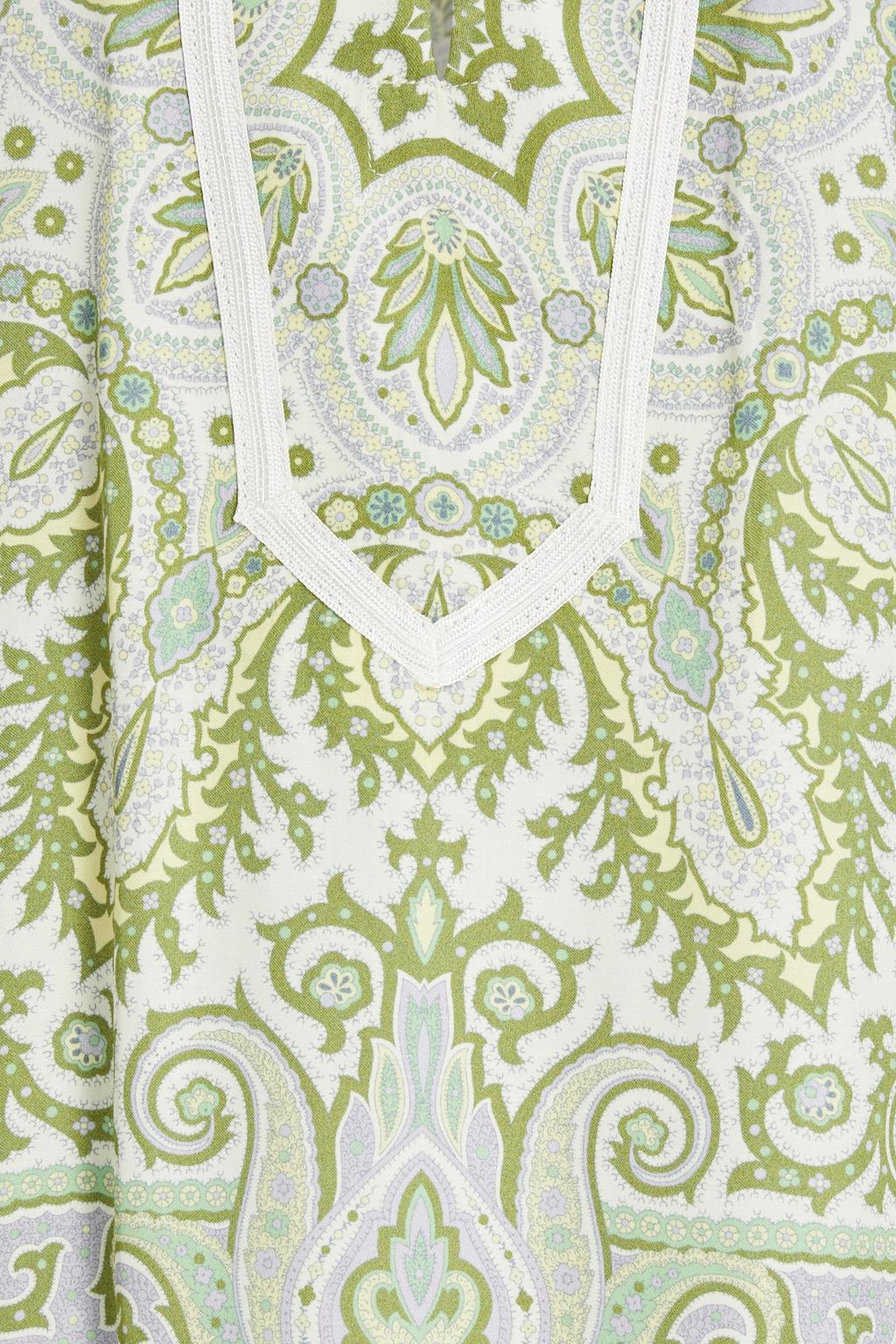 SANDRO Paisley-print satin mini dress