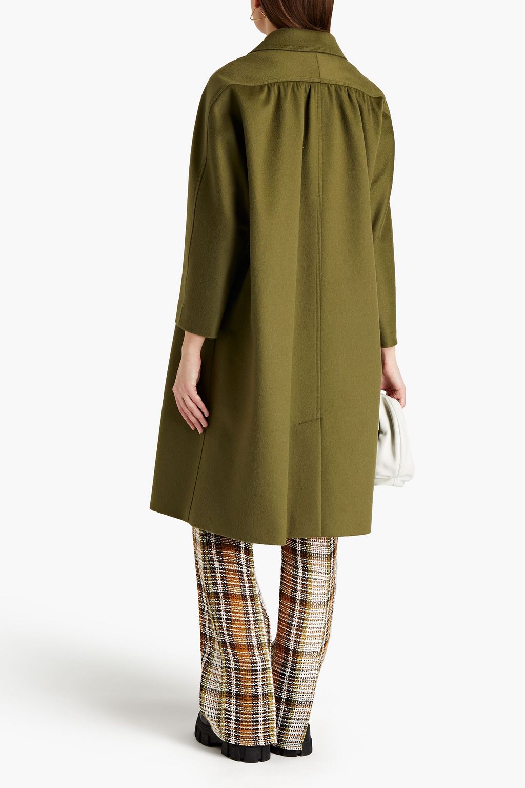 MARNI Brushed wool and cashmere-blend felt coat