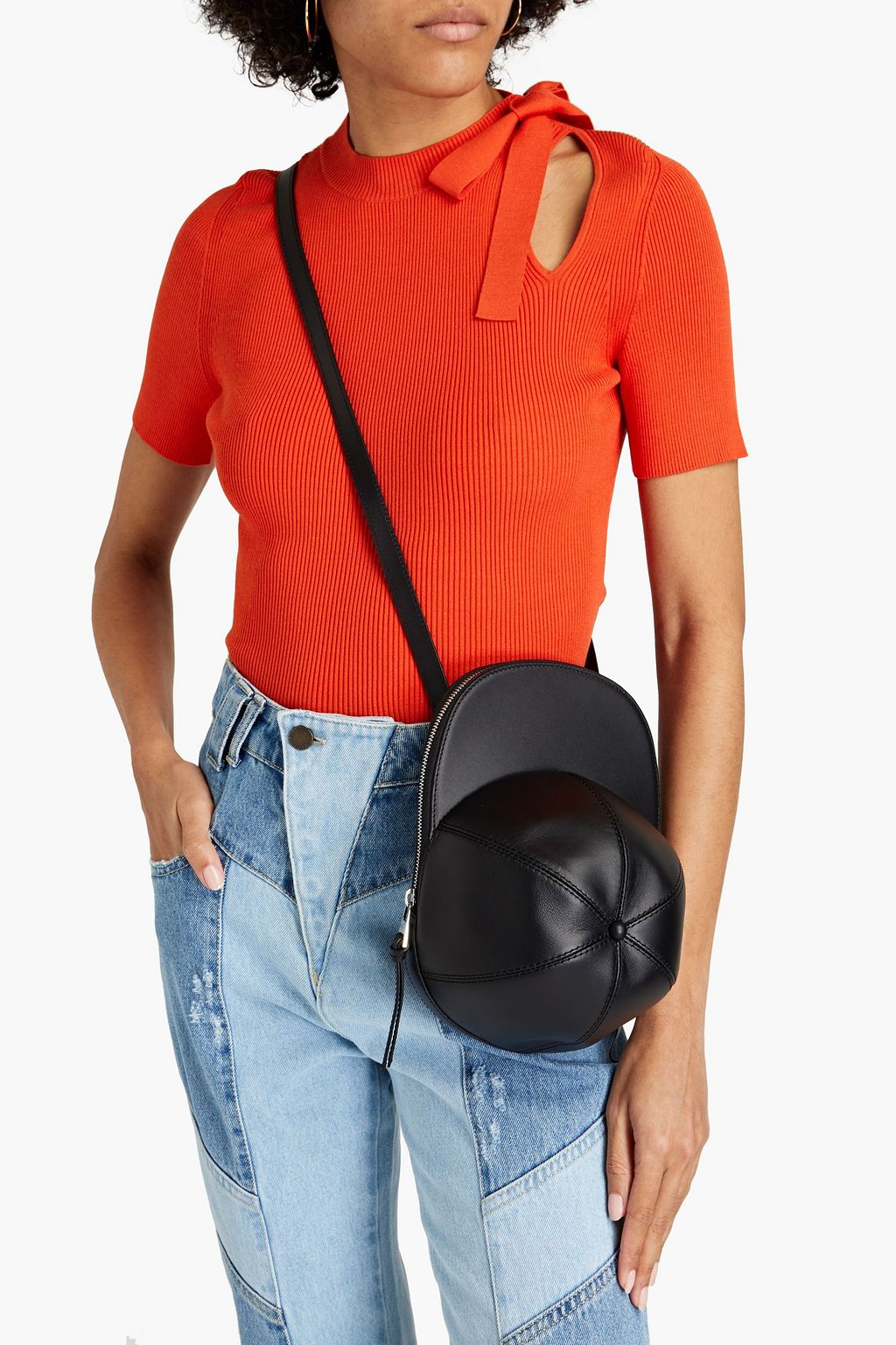 JW ANDERSON Cap leather shoulder bag
