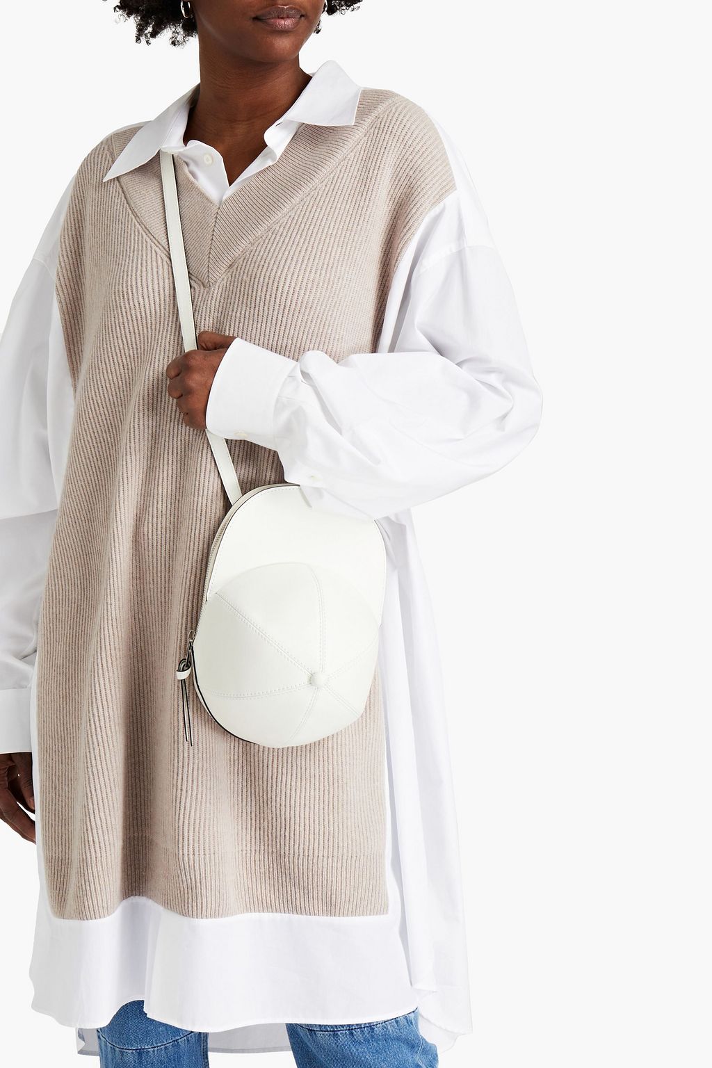 JW ANDERSON Cap leather shoulder bag