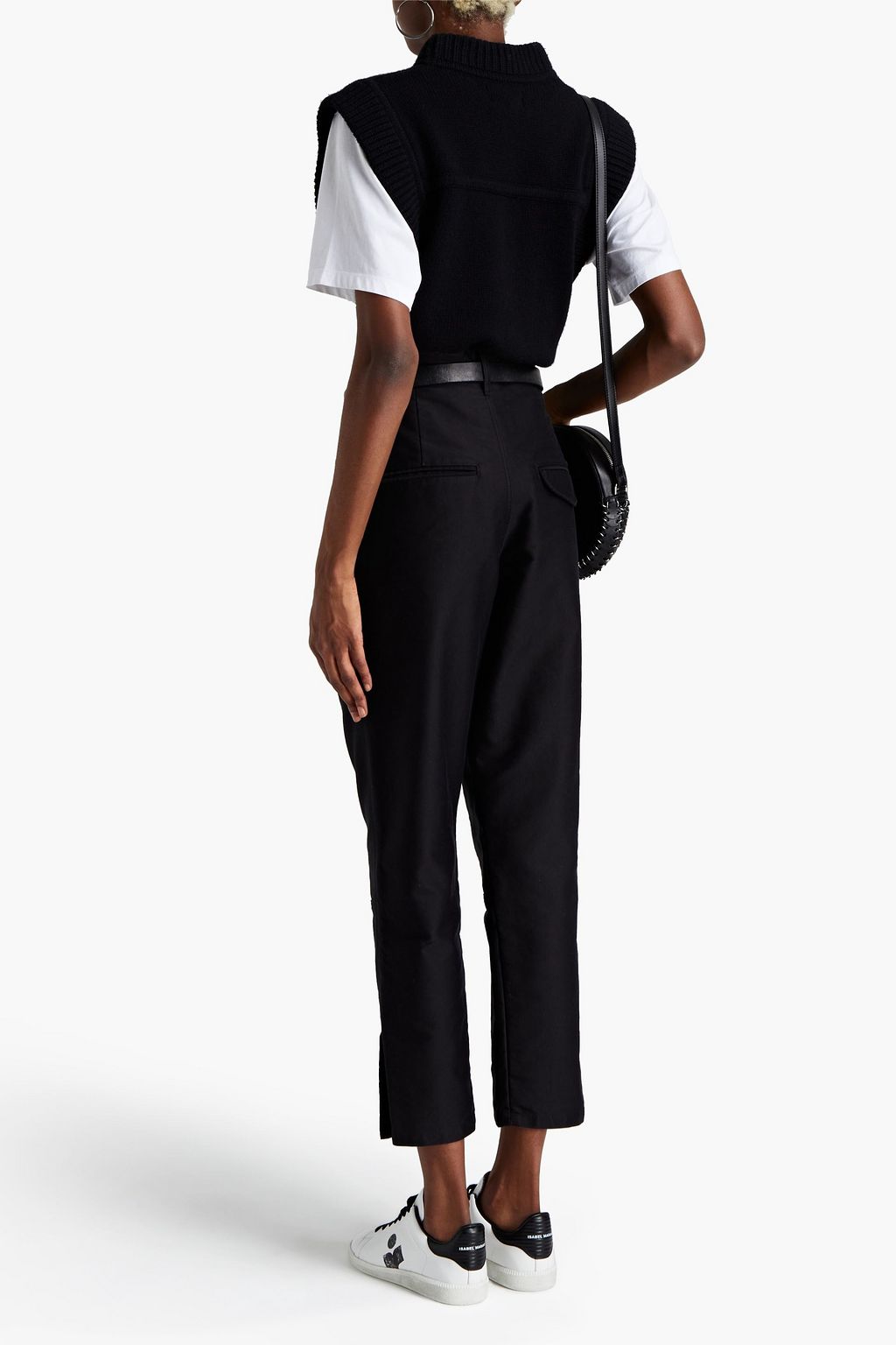 MARANT ÉTOILE Galeo cropped cotton tapered pants