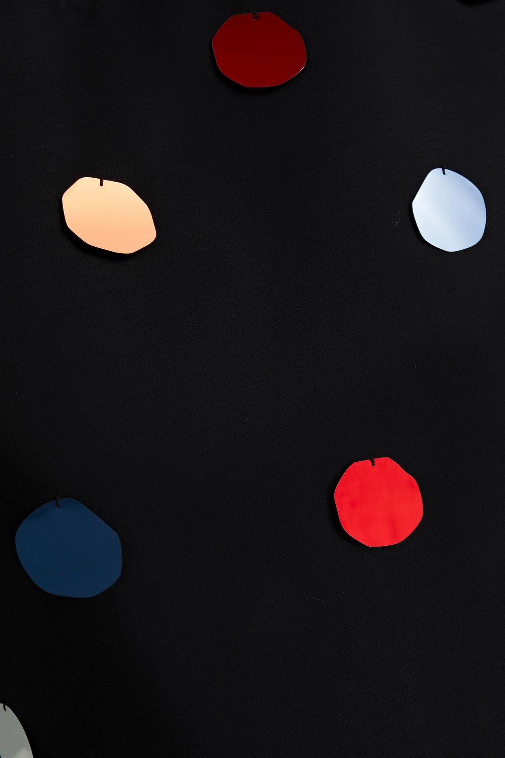 MARNI Embellished taffeta top