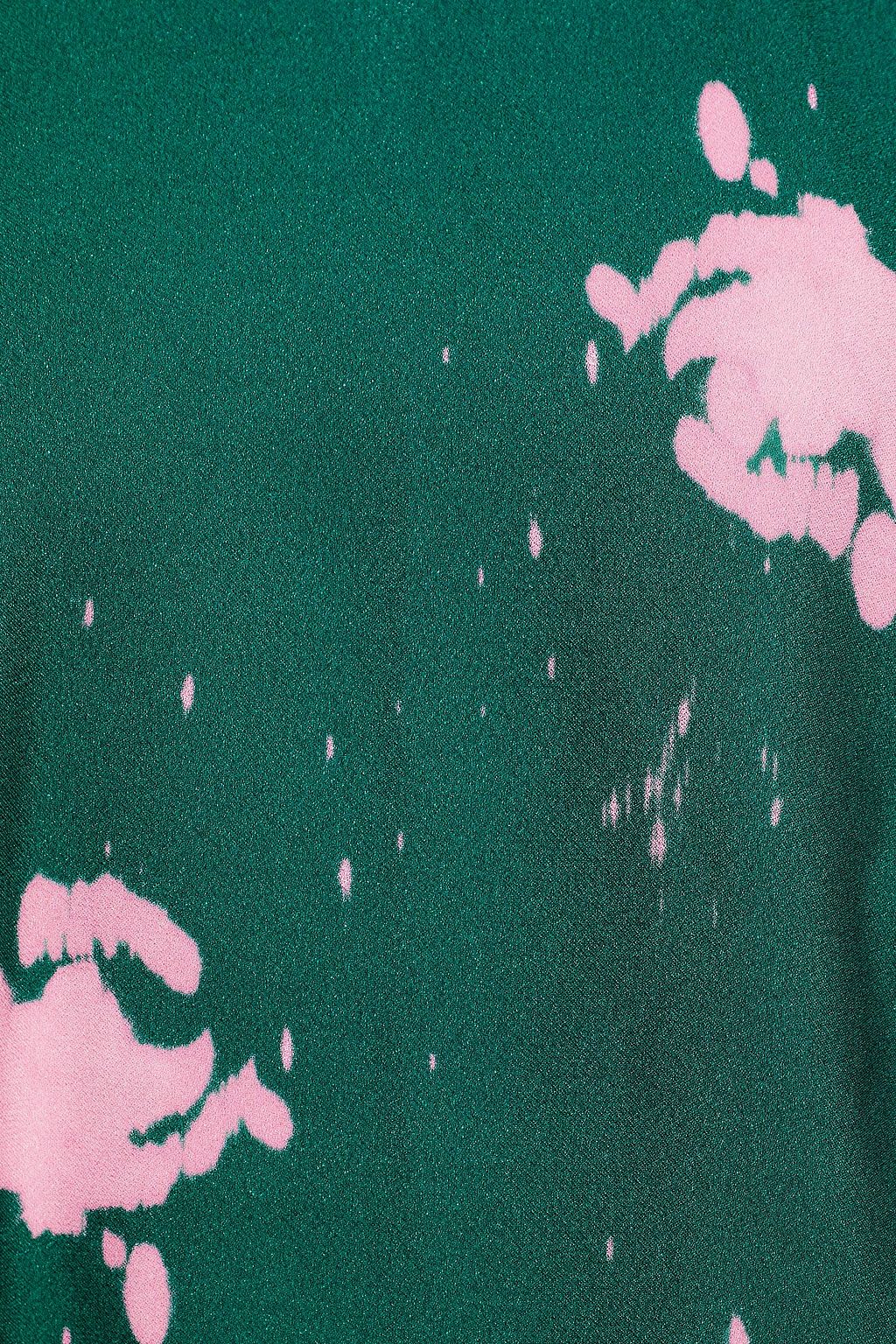 MARNI Floral-print crepe blouse