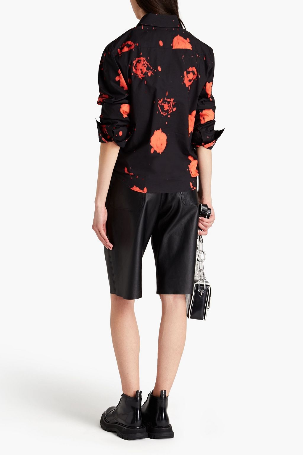 MARNI Floral-print cotton-poplin shirt