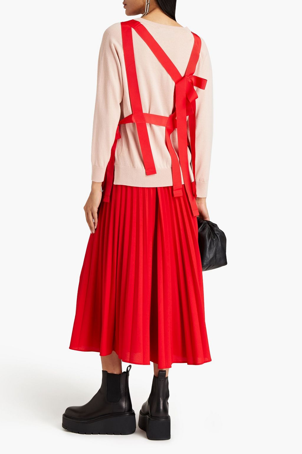 SIMONE ROCHA Bow-detailed wool sweater