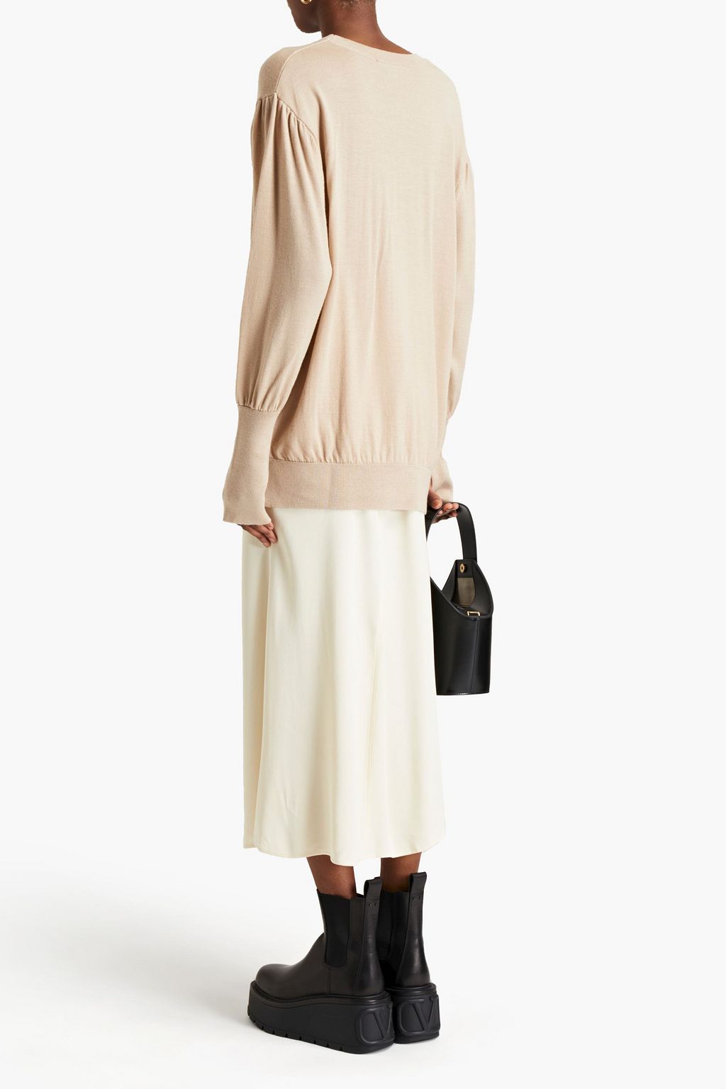 SIMONE ROCHA Oversized embroidered wool sweater