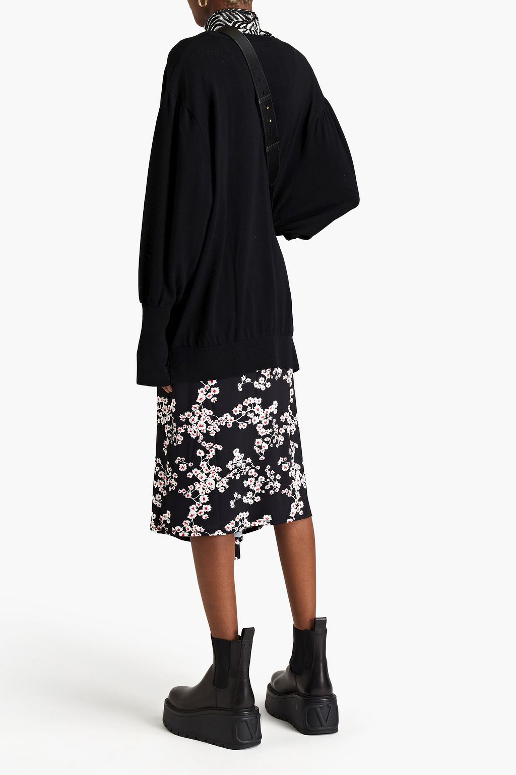 SIMONE ROCHA Oversized embroidered wool sweater
