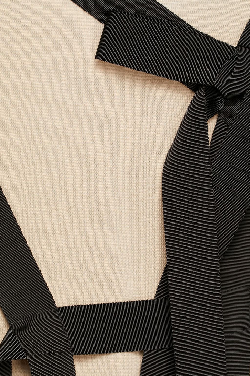 SIMONE ROCHA Bow-detailed wool sweater