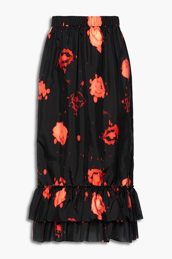 MARNI(マルニ) フローラルプリントクレープ ミディスカート gndtunisia.com