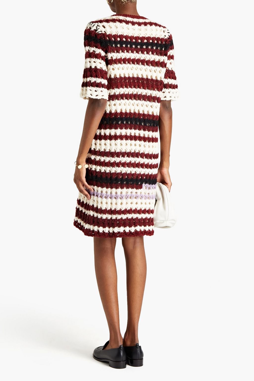 MARNI Open-knit mini dress